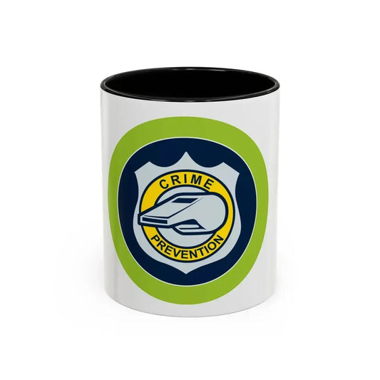 Crime Prevention (Boy Scout Merit Badge) Accent Coffee Mug 11oz Black - Go Mug Yourself