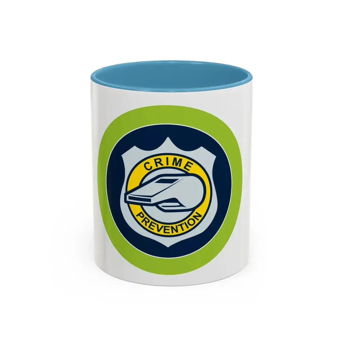 Crime Prevention (Boy Scout Merit Badge) Accent Coffee Mug 11oz Light Blue - Go Mug Yourself