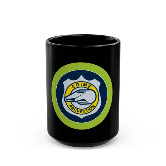 Crime Prevention (Boy Scout Merit Badge) Black Coffee Mug-15oz-Go Mug Yourself