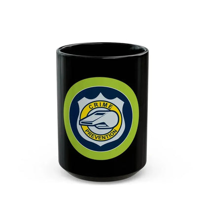 Crime Prevention (Boy Scout Merit Badge) Black Coffee Mug 15oz - Go Mug Yourself