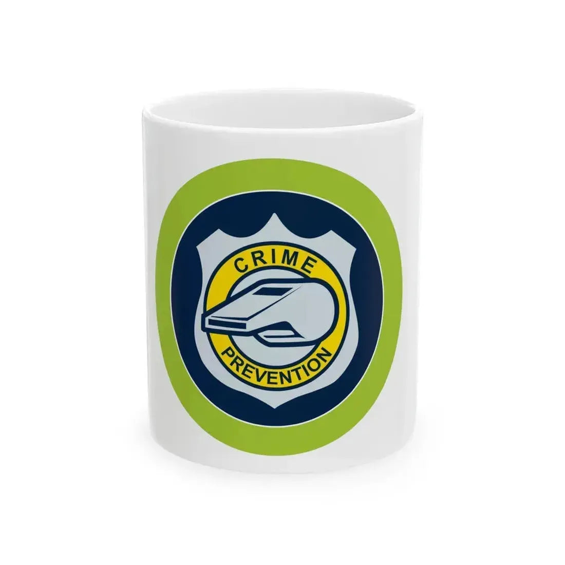 Crime Prevention (Boy Scout Merit Badge) White Coffee Mug 11oz - Go Mug Yourself