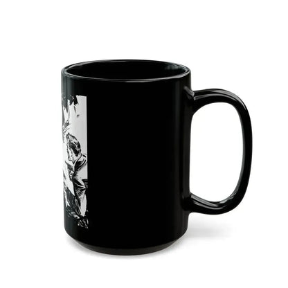 Crime pulp illustration - Black Coffee Mug - Go Mug Yourself