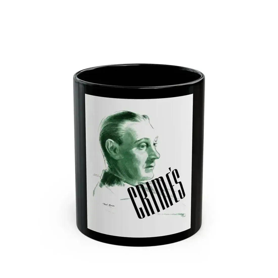 Crime's Family Doctor, The American Magazine, May 1936 - Black Coffee Mug 11oz - Go Mug Yourself