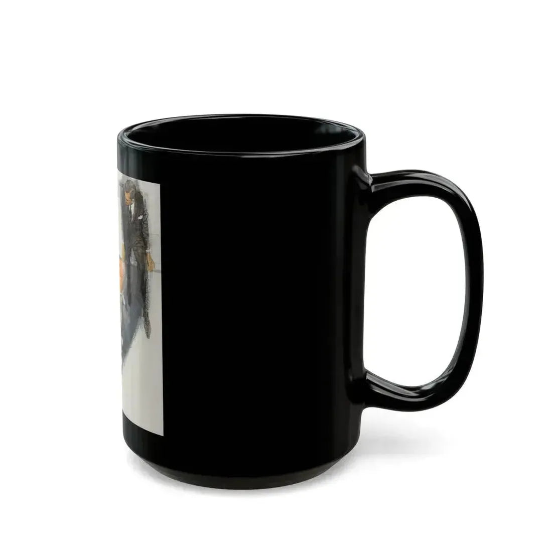 Crime Scene, probable story illustration - Black Coffee Mug - Go Mug Yourself