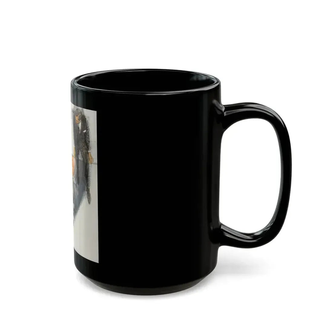 Crime Scene, probable story illustration - Black Coffee Mug - Go Mug Yourself
