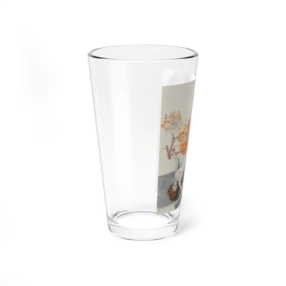 Crime Scene, probable story illustration - Pint Glass 16oz-Go Mug Yourself