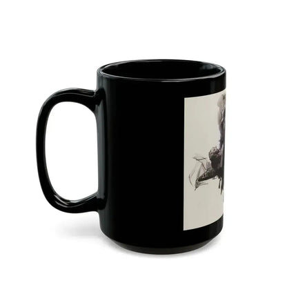 Crime Story Magazine Illustration - Black Coffee Mug - Go Mug Yourself