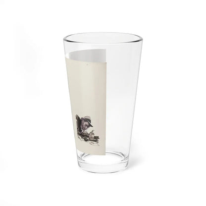 Crime Story Magazine Illustration - Pint Glass 16oz-Go Mug Yourself