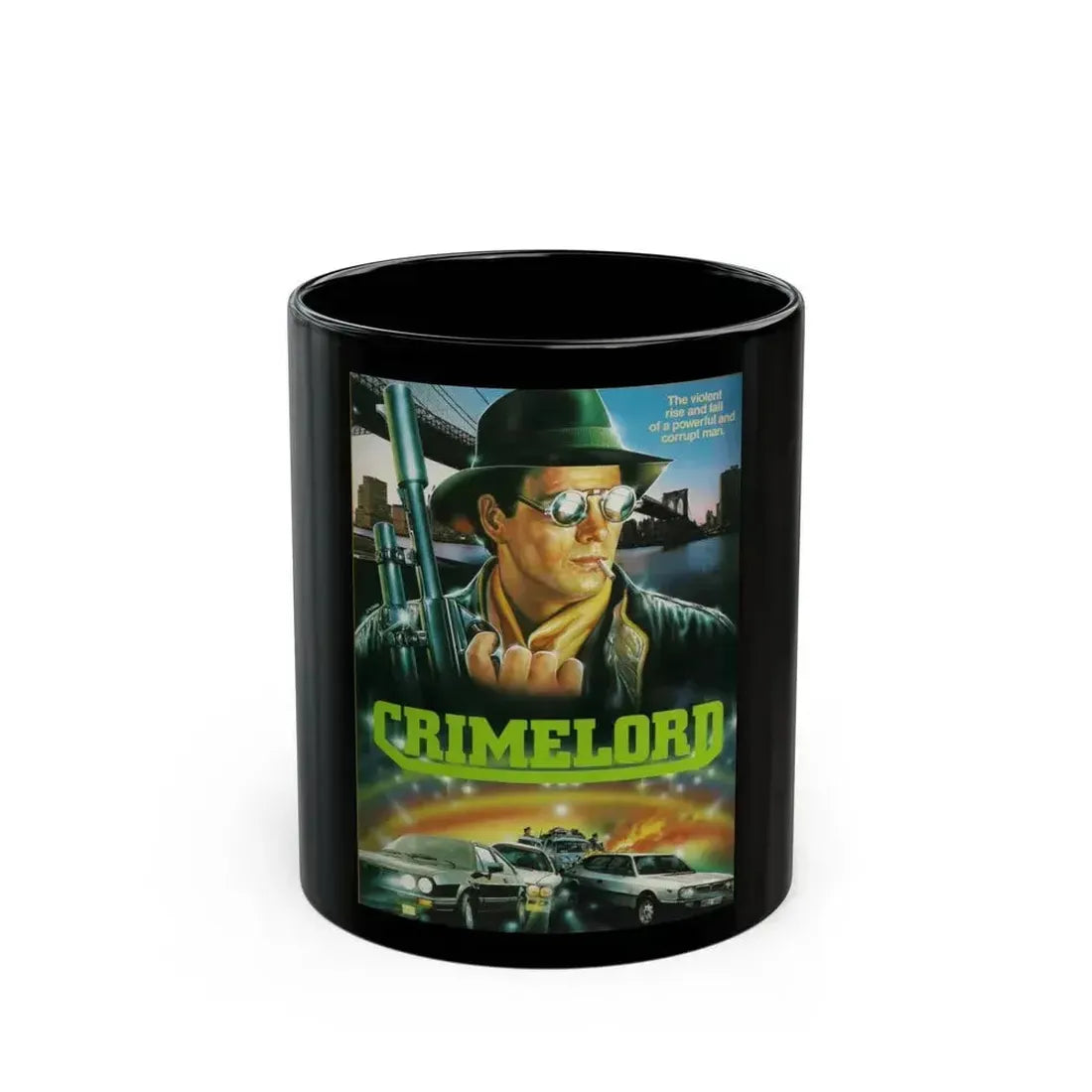 CRIMELORD (UNUSED) Movie Poster - Black Coffee Mug 11oz - Go Mug Yourself