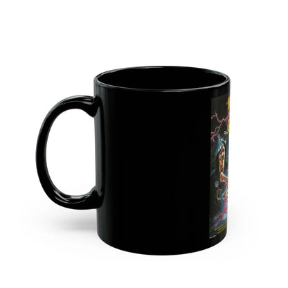 CRIMEWAVE 1985 Movie Poster - Black Coffee Mug-Go Mug Yourself