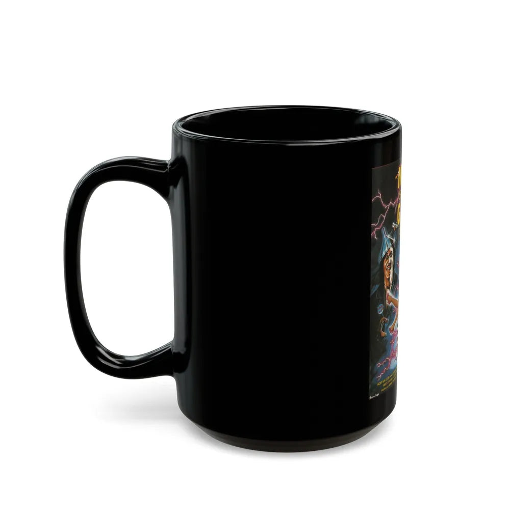 CRIMEWAVE 1985 Movie Poster - Black Coffee Mug-Go Mug Yourself