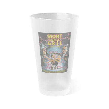 CRIMEWAVE 1985 Movie Poster - Frosted Pint Glass 16oz-16oz-Frosted-Go Mug Yourself