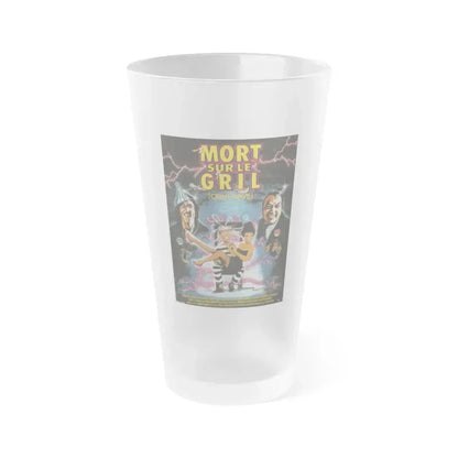 CRIMEWAVE 1985 Movie Poster - Frosted Pint Glass 16oz 16oz Frosted - Go Mug Yourself