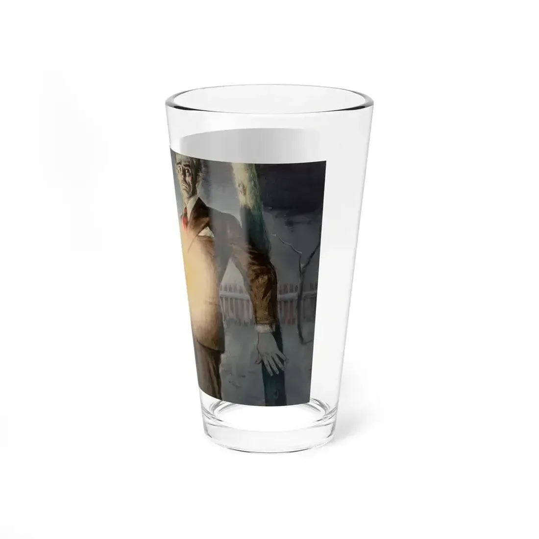 Crimson Friday, Woman's Home Companion interior illustration, December 1942 - Pint Glass 16oz - Go Mug Yourself