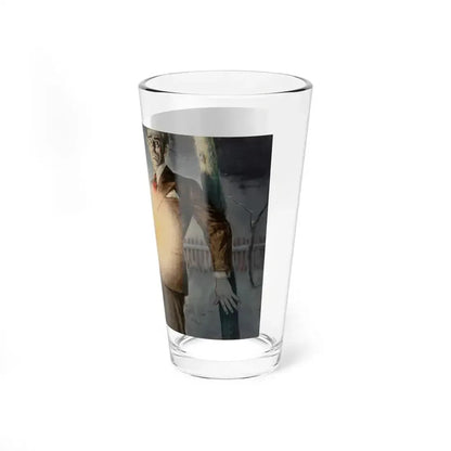 Crimson Friday, Woman's Home Companion interior illustration, December 1942 - Pint Glass 16oz - Go Mug Yourself