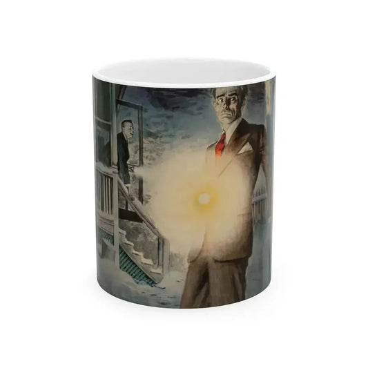 Crimson Friday, Woman's Home Companion interior illustration, December 1942 - White Coffee Mug 11oz - Go Mug Yourself