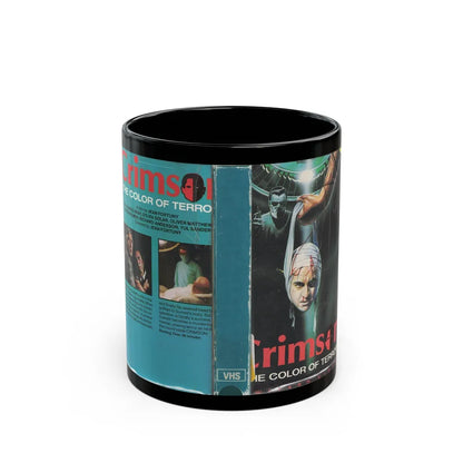 CRIMSON (VHS COVER) - Black Coffee Mug-11oz-Go Mug Yourself