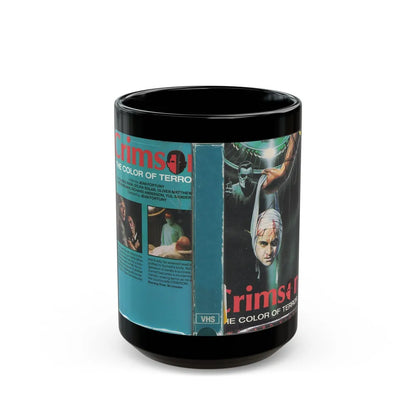 CRIMSON (VHS COVER) - Black Coffee Mug-15oz-Go Mug Yourself