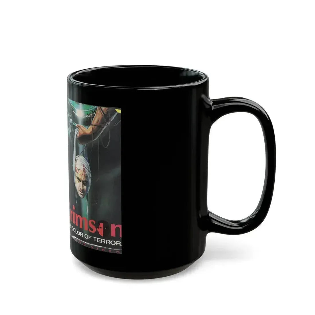 CRIMSON (VHS COVER) - Black Coffee Mug - Go Mug Yourself