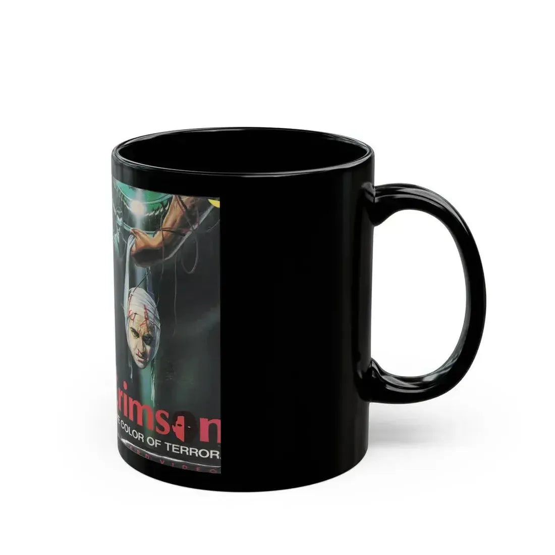 CRIMSON (VHS COVER) - Black Coffee Mug - Go Mug Yourself
