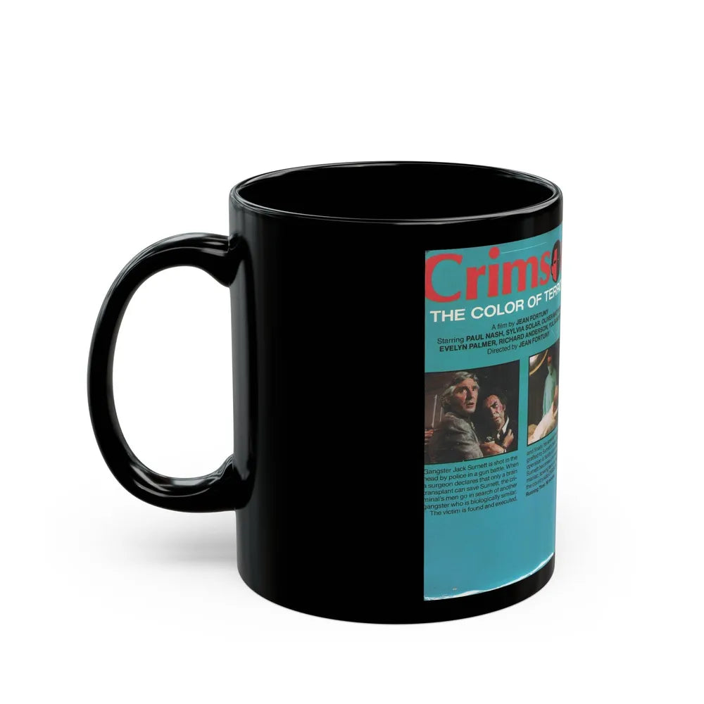 CRIMSON (VHS COVER) - Black Coffee Mug-Go Mug Yourself