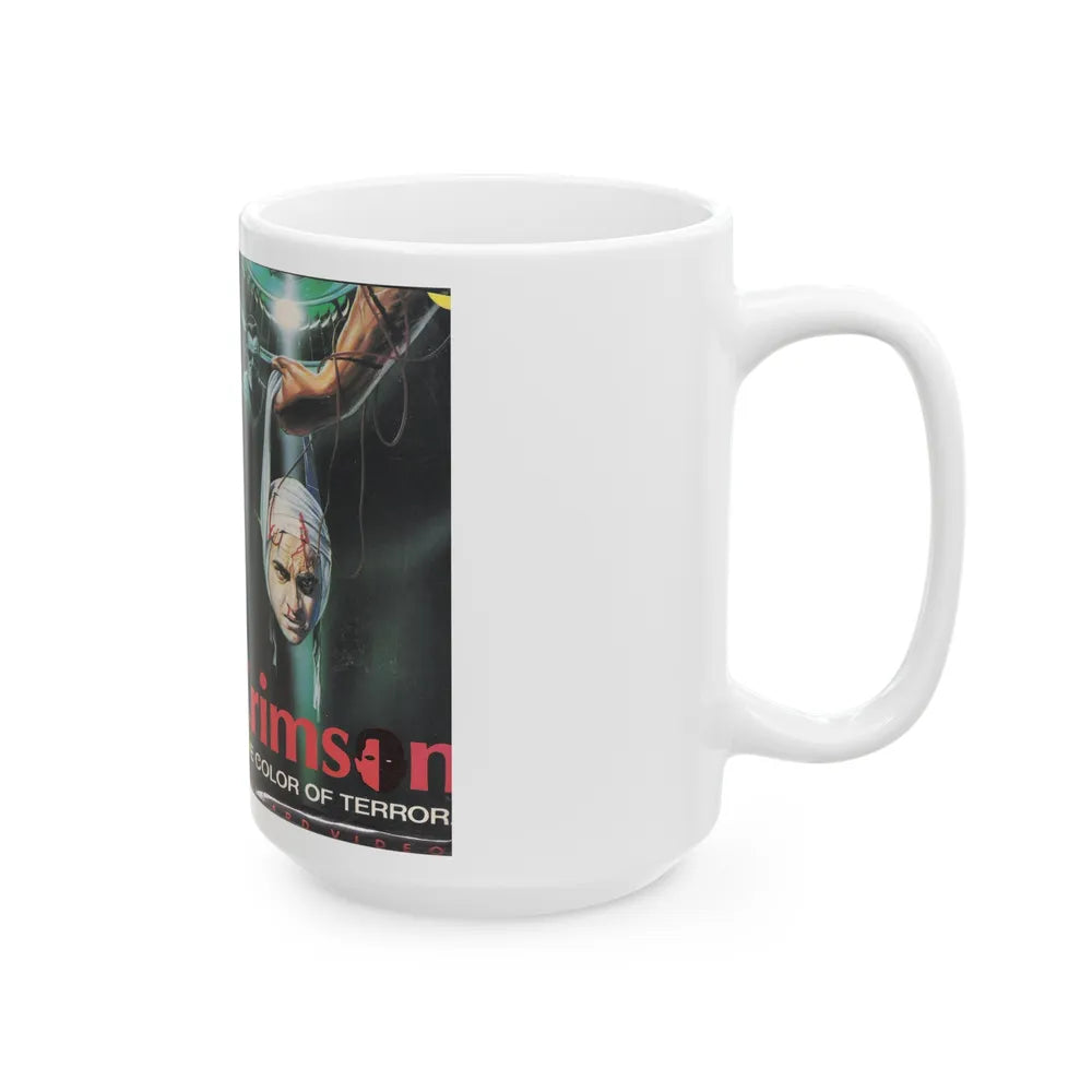 CRIMSON (VHS COVER) - White Coffee Mug-Go Mug Yourself