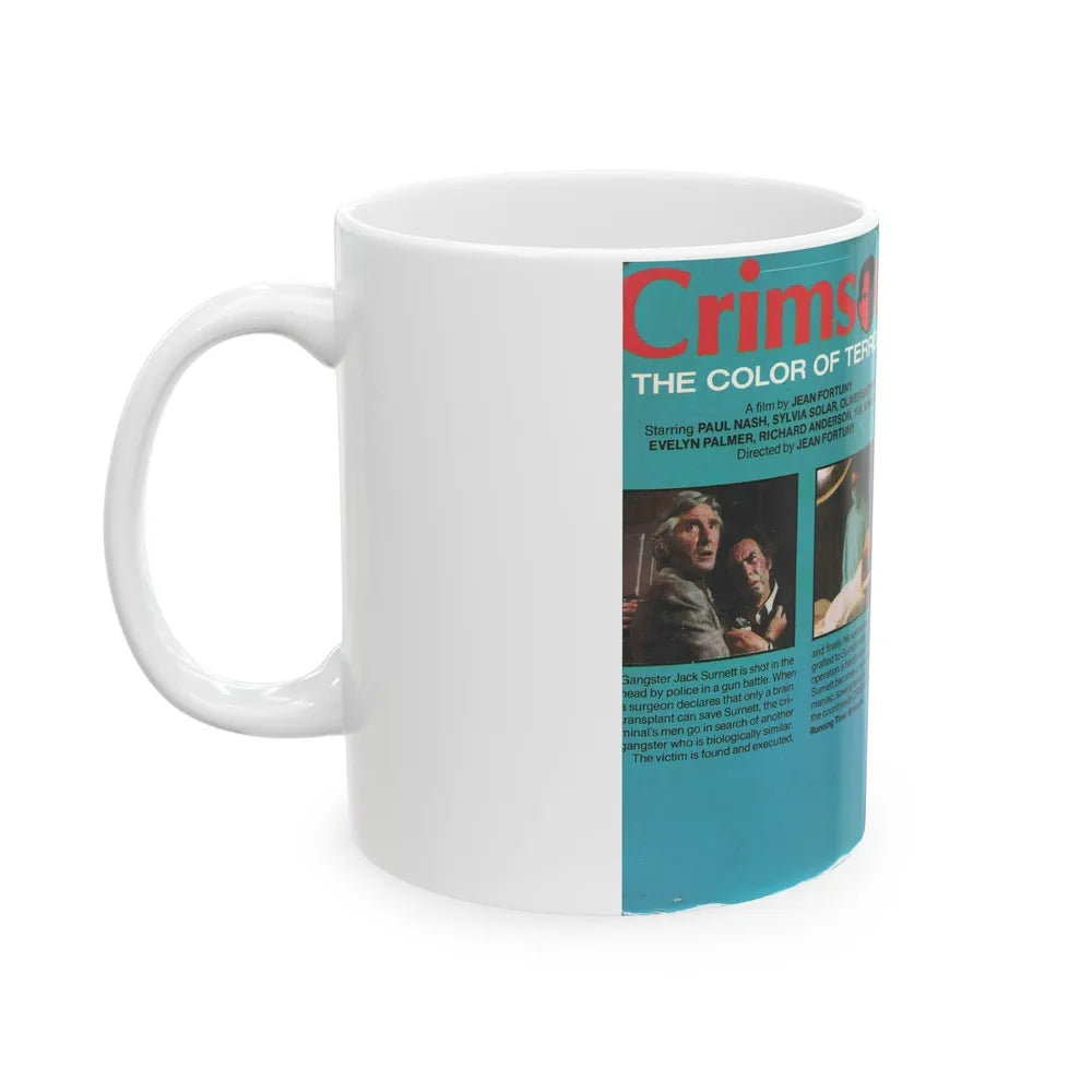 CRIMSON (VHS COVER) - White Coffee Mug-Go Mug Yourself