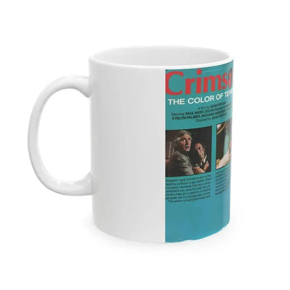CRIMSON (VHS COVER) - White Coffee Mug - Go Mug Yourself