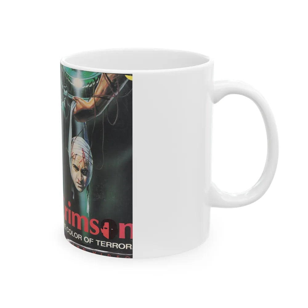 CRIMSON (VHS COVER) - White Coffee Mug-Go Mug Yourself