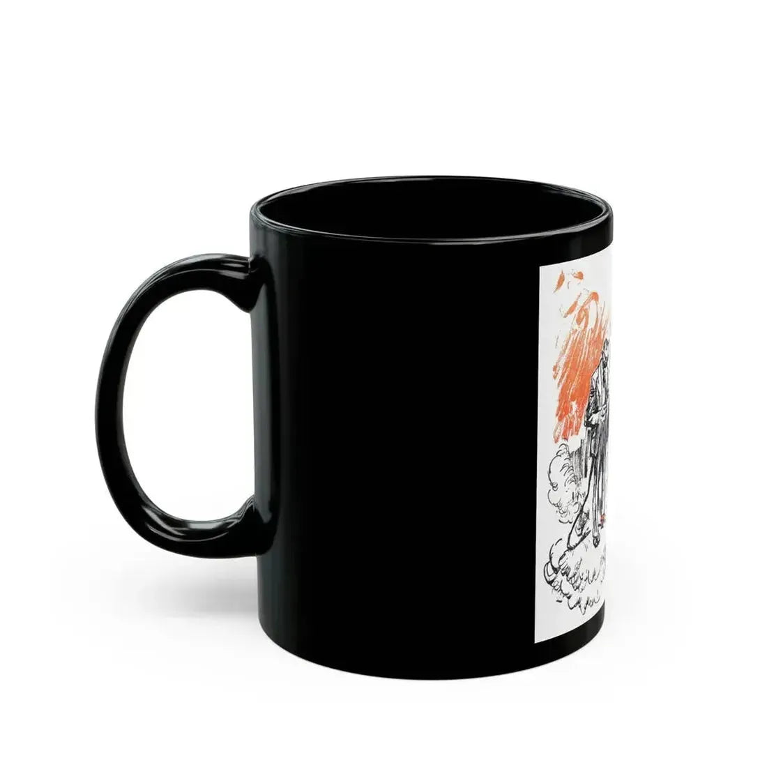 Crisis In Hell (4), Blue Book Magazine, March 1947 - Black Coffee Mug - Go Mug Yourself