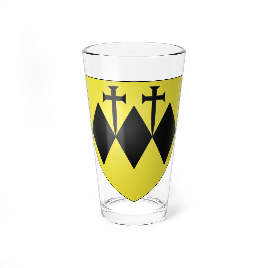 Crispi Coat of Arms (Italy) (Coat of Arms) Pint Glass 16oz 16oz - Go Mug Yourself