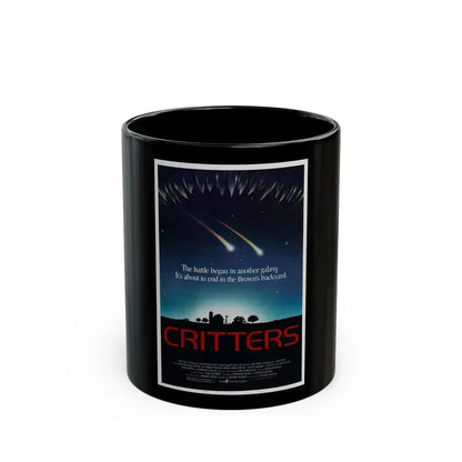CRITTERS (2) 1986 Movie Poster - Black Coffee Mug 11oz - Go Mug Yourself