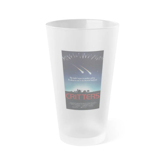 CRITTERS (2) 1986 Movie Poster - Frosted Pint Glass 16oz-16oz-Frosted-Go Mug Yourself