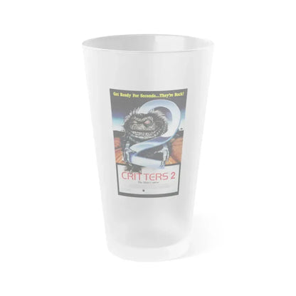 CRITTERS 2 THE MAIN COURSE 1988 Movie Poster - Frosted Pint Glass 16oz Default Title - Go Mug Yourself