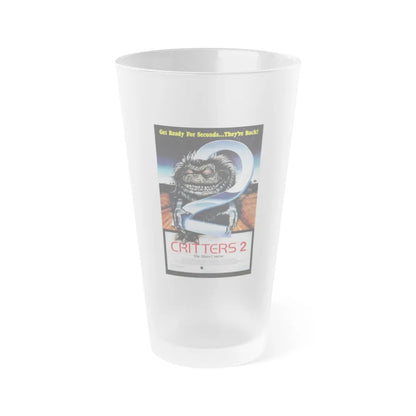 CRITTERS 2 THE MAIN COURSE 1988 Movie Poster - Frosted Pint Glass 16oz-Go Mug Yourself