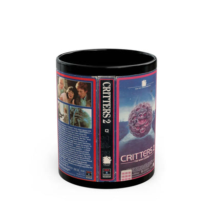 CRITTERS 2 (VHS COVER) - Black Coffee Mug-11oz-Go Mug Yourself