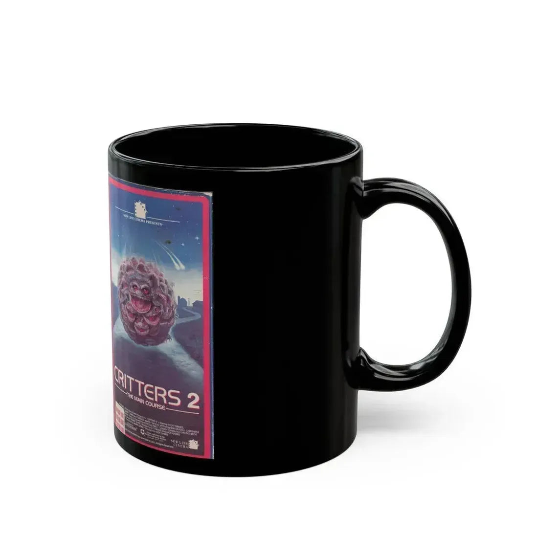 CRITTERS 2 (VHS COVER) - Black Coffee Mug - Go Mug Yourself