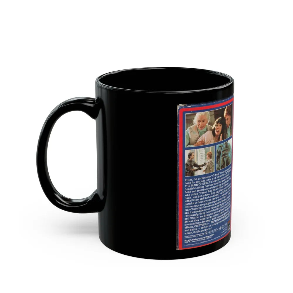 CRITTERS 2 (VHS COVER) - Black Coffee Mug-Go Mug Yourself