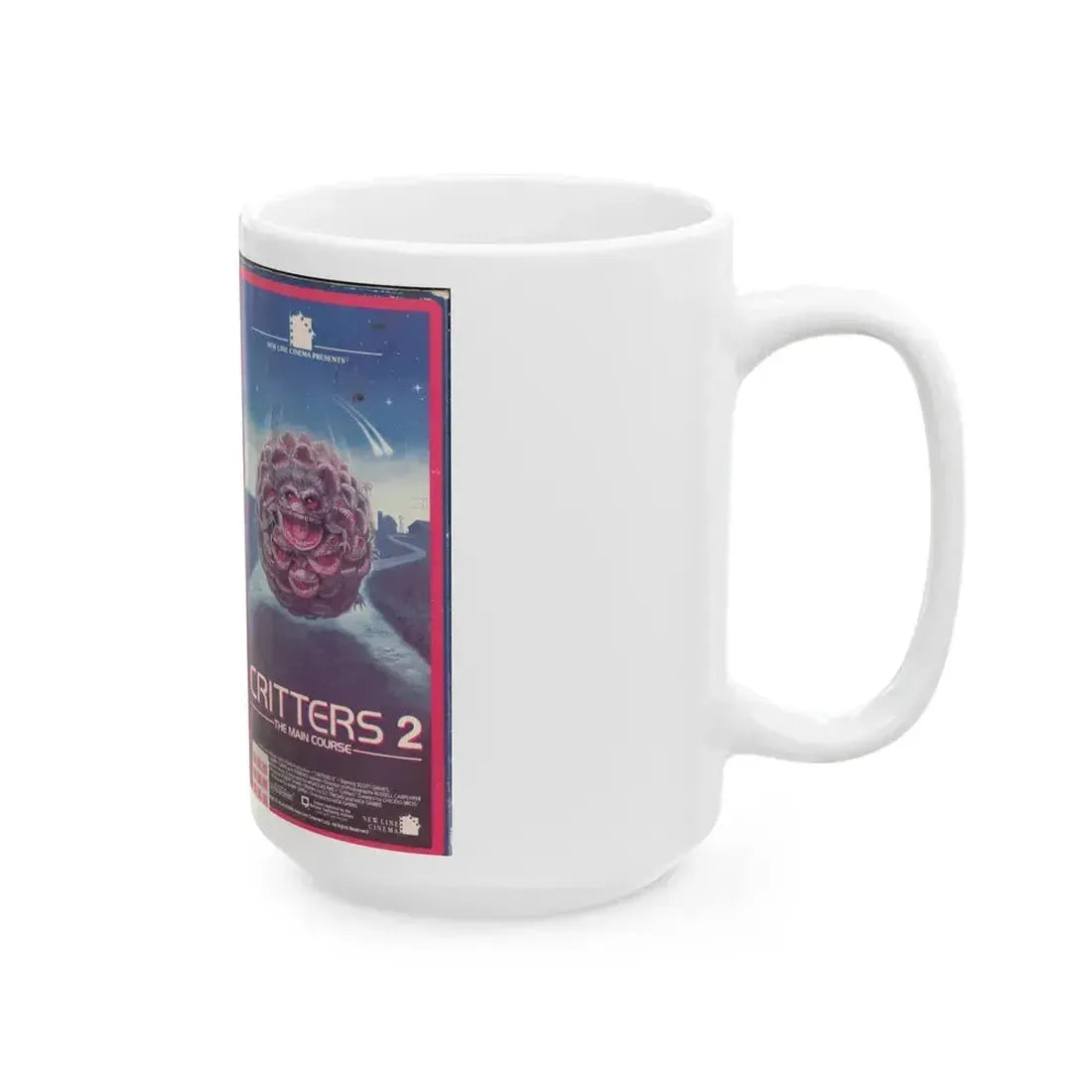 CRITTERS 2 (VHS COVER) - White Coffee Mug - Go Mug Yourself
