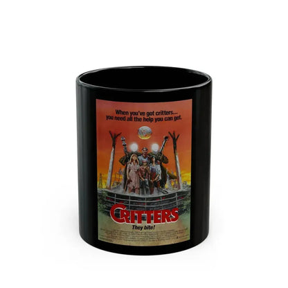 CRITTERS (3) 1986 Movie Poster - Black Coffee Mug 11oz - Go Mug Yourself
