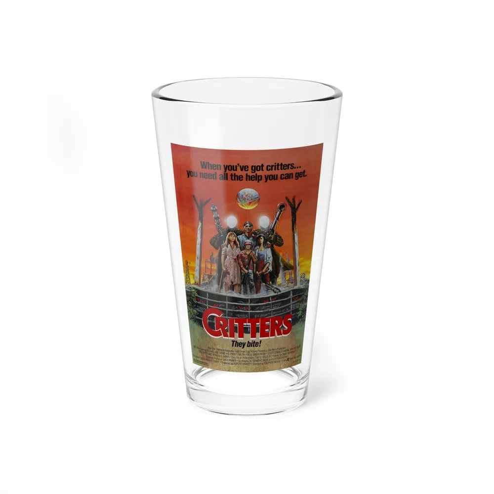 CRITTERS (3) 1986 Movie Poster - Pint Glass 16oz-16oz-Go Mug Yourself