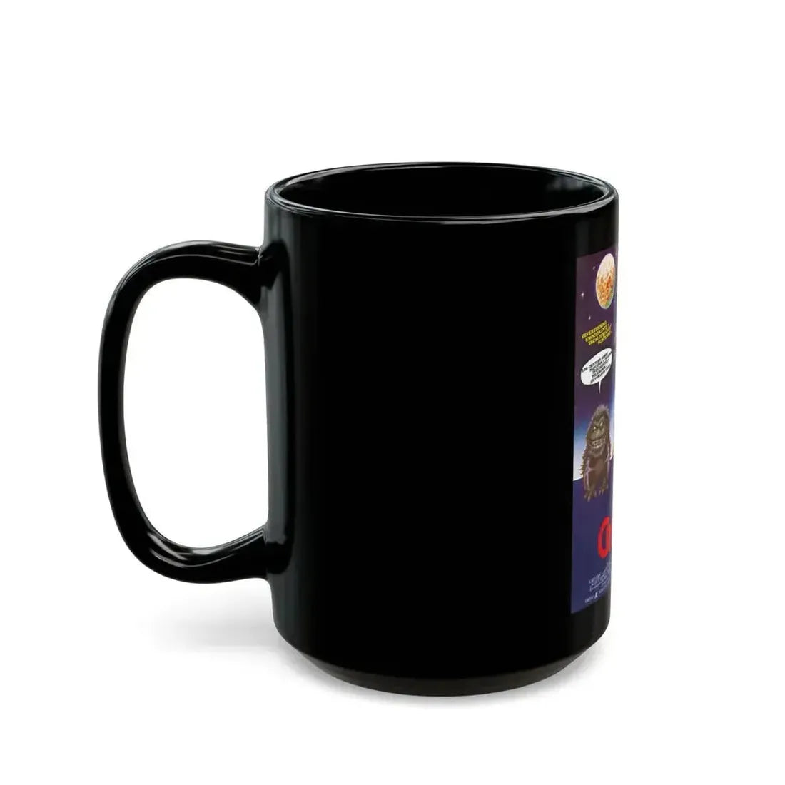 CRITTERS (SPANISH) 1986 Movie Poster - Black Coffee Mug - Go Mug Yourself