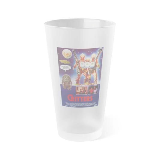 CRITTERS (SPANISH) 1986 Movie Poster - Frosted Pint Glass 16oz-Go Mug Yourself