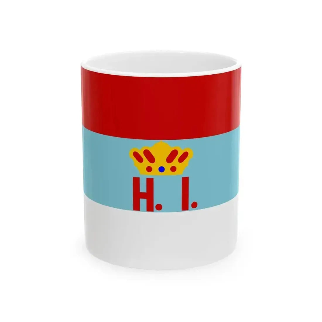 Crnogorska kraljevska zastava standarta (Montenegro) White Coffee Mug 11oz - Go Mug Yourself