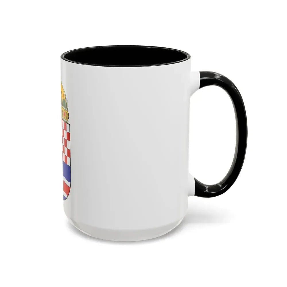 Croatia Country History (with crown) (1868-1918) - Accent Coffee Mug - Go Mug Yourself
