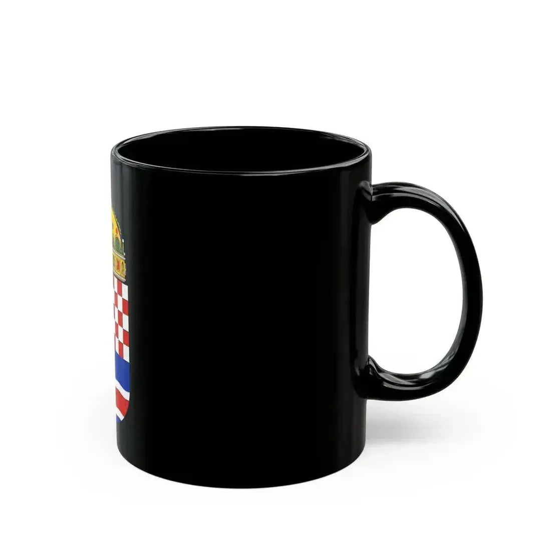 Croatia Country History (with crown) (1868-1918) - Black Coffee Mug - Go Mug Yourself