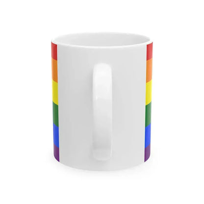 Croatia Gay flag (Croatia) White Coffee Mug - Go Mug Yourself