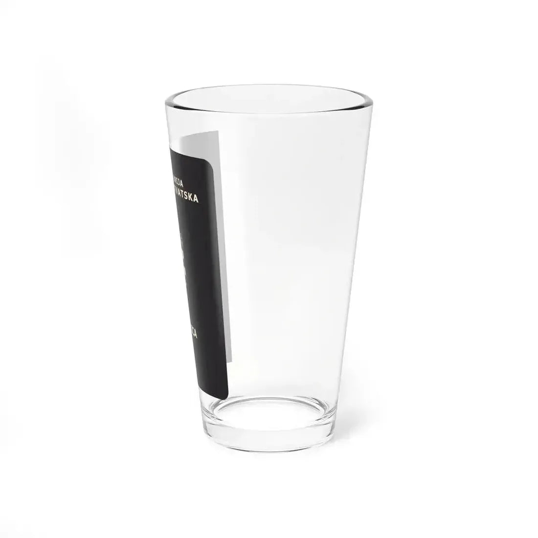 Croatia Passport - Pint Glass 16oz - Go Mug Yourself