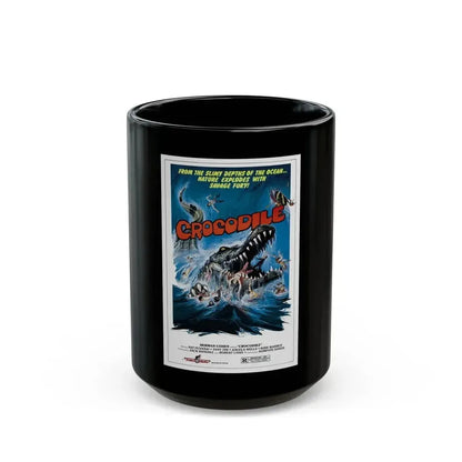 CROCODILE (CHORAKHE) 1979 Movie Poster - Black Coffee Mug 15oz - Go Mug Yourself