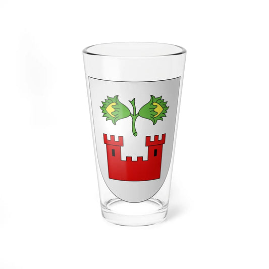 Croglio-coat of arms (Switzerland) (Coat of Arms) Pint Glass 16oz 16oz - Go Mug Yourself